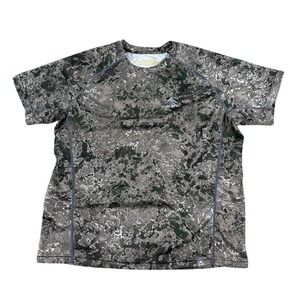 SKRE Shirt Mens XL Camo Hunting Performance Short Sleeve Outdoors
